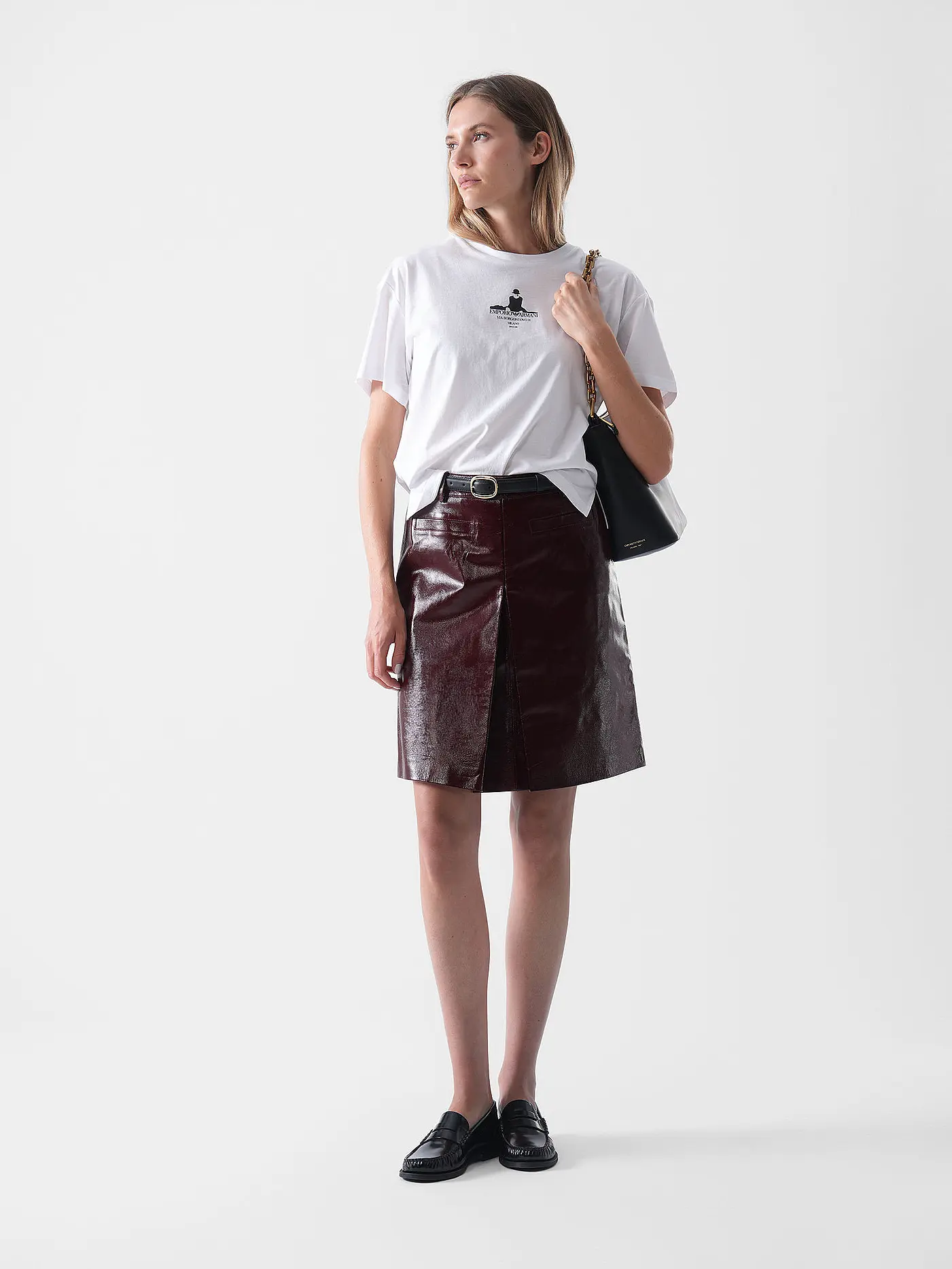 EMPORIO ARMANI | Ledertasche - Hobo Bag | 